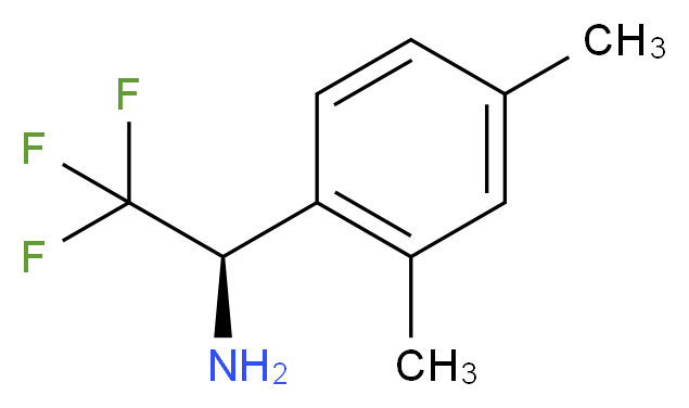 (1R)-1-(2,4-DIMETHYLPHENYL)-2,2,2-TRIFLUOROETHYLAMINE_Molecular_structure_CAS_)