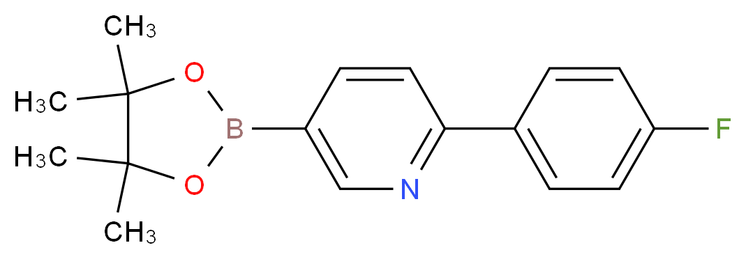 6-(4-Fluorophenyl)pyridine-3-boronic acid pinacol ester_Molecular_structure_CAS_1073354-81-0)