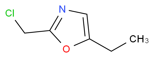2-(chloromethyl)-5-ethyl-1,3-oxazole_Molecular_structure_CAS_)