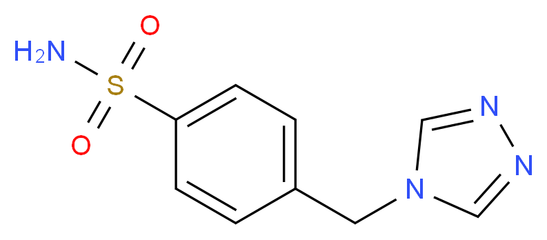 4-(4H-1,2,4-triazol-4-ylmethyl)benzenesulfonamide_Molecular_structure_CAS_)
