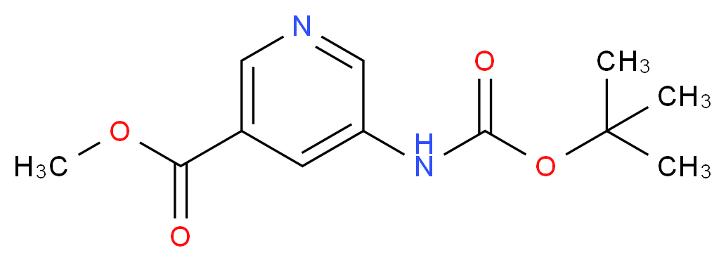 Methyl 5-(tert-butoxycarbonylamino)nicotinate_Molecular_structure_CAS_168618-38-0)