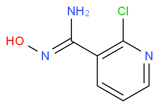 2-Chloro-N'-hydroxy-3-pyridinecarboximidamide_Molecular_structure_CAS_468068-58-8)