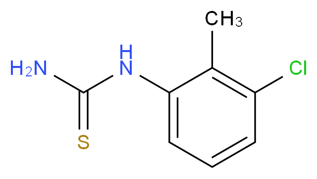 1-(3-Chloro-2-methylphenyl)-2-thiourea_Molecular_structure_CAS_63980-70-1)