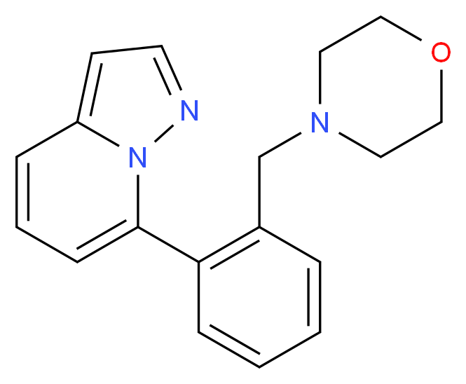 7-[2-(morpholin-4-ylmethyl)phenyl]pyrazolo[1,5-a]pyridine_Molecular_structure_CAS_)