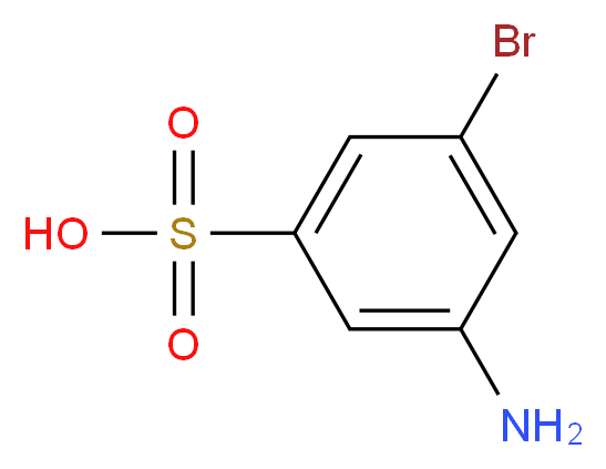 3-amino-5-bromobenzene-1-sulfonic acid_Molecular_structure_CAS_)