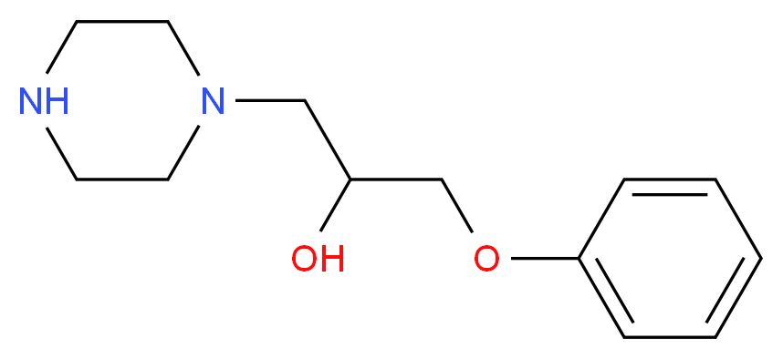 1-phenoxy-3-(piperazin-1-yl)propan-2-ol_Molecular_structure_CAS_)