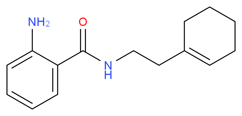 2-amino-N-[2-(1-cyclohexen-1-yl)ethyl]benzamide_Molecular_structure_CAS_825657-70-3)
