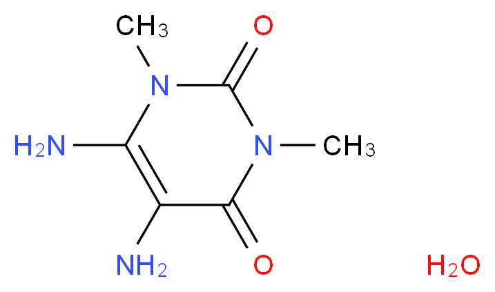 5,6-diamino-1,3-dimethylpyrimidine-2,4(1H,3H)-dione hydrate_Molecular_structure_CAS_)