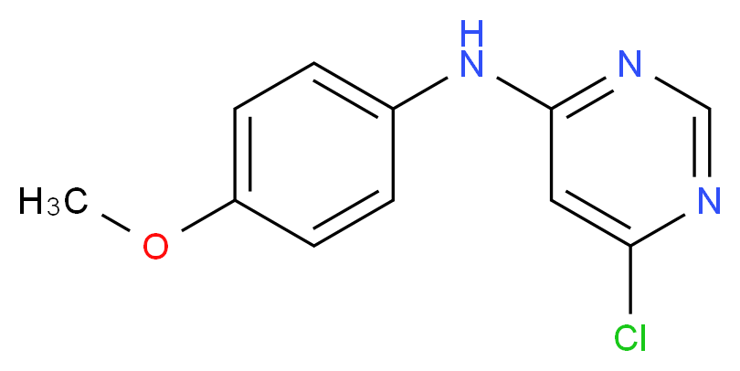 6-Chloro-N-(4-methoxyphenyl)-4-pyrimidinamine_Molecular_structure_CAS_)