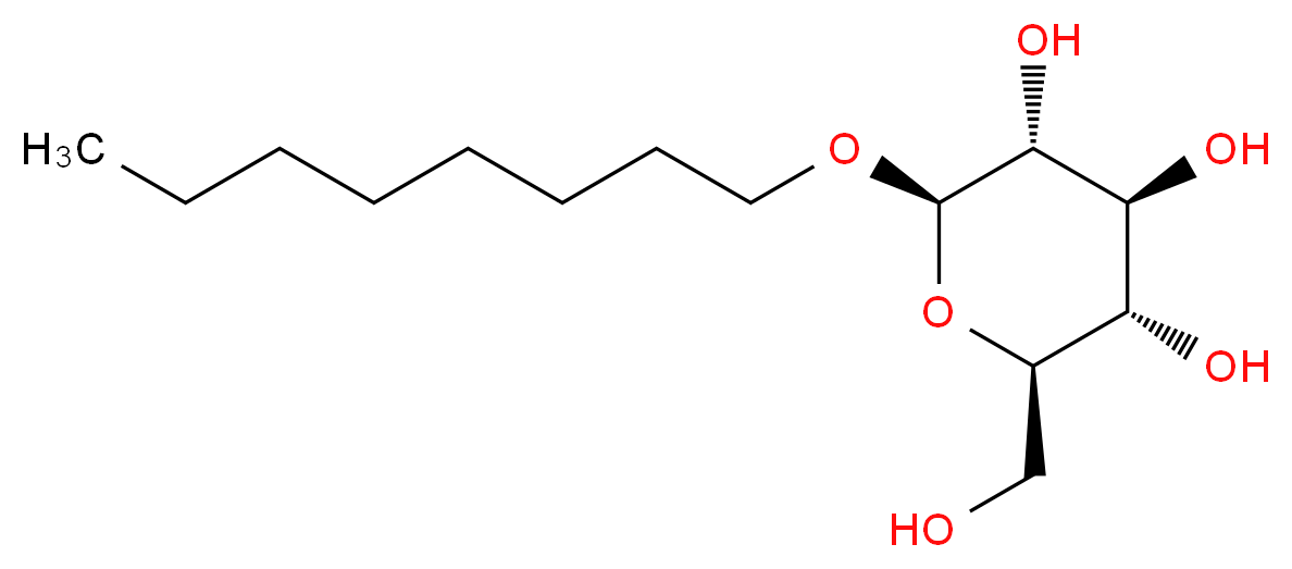 Octyl-β-D-glucopyranoside 100 mM solution_Molecular_structure_CAS_29836-26-8)