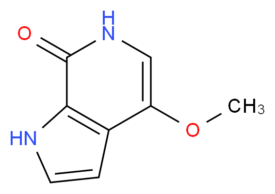 7-Hydroxy-4-methoxy-6-azaindole_Molecular_structure_CAS_917918-80-0)