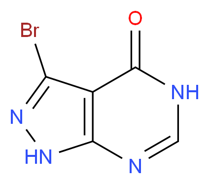 3-bromo-1H,4H,5H-pyrazolo[3,4-d]pyrimidin-4-one_Molecular_structure_CAS_)