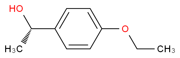 (1S)-1-(4-ethoxyphenyl)ethanol_Molecular_structure_CAS_)