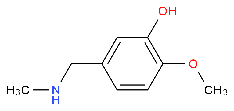 2-methoxy-5-[(methylamino)methyl]phenol_Molecular_structure_CAS_54542-57-3)