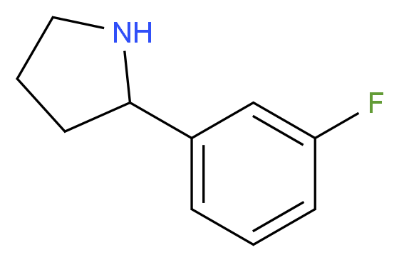 2-(3-fluorophenyl)pyrrolidine_Molecular_structure_CAS_298690-72-9)