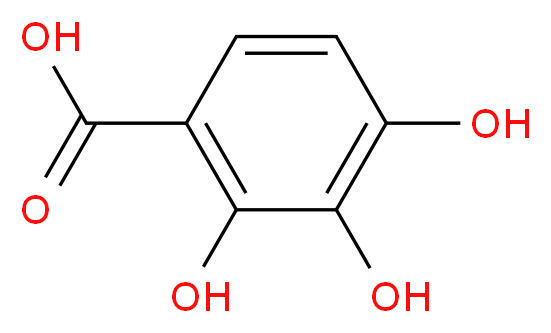 2,3,4-Trihydroxybenzoic acid_Molecular_structure_CAS_610-02-6)