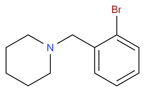 1-(2-Bromobenzyl)piperidine_Molecular_structure_CAS_)