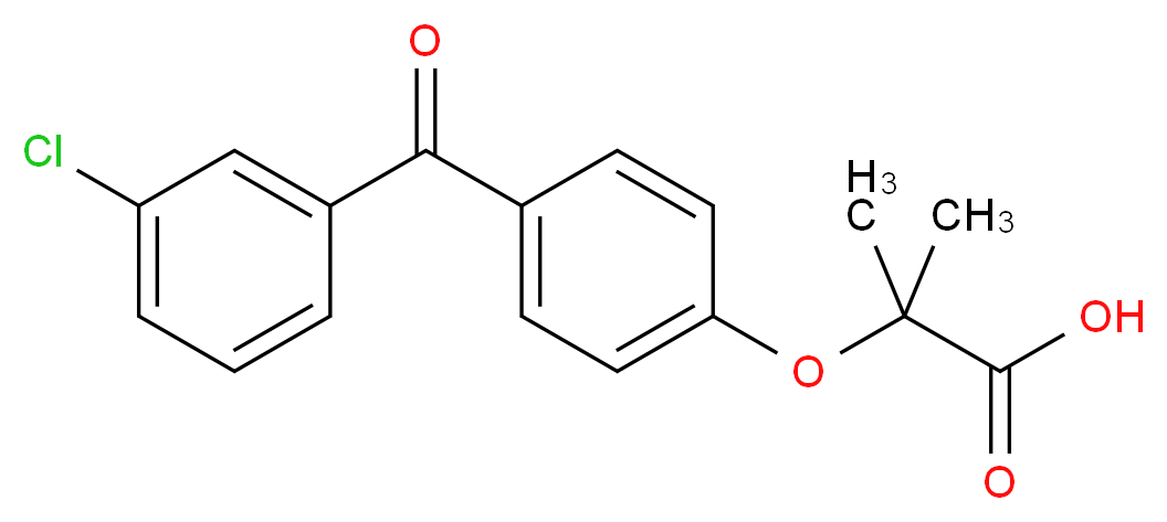 3-Chloro Fenofibric Acid_Molecular_structure_CAS_60012-96-6)