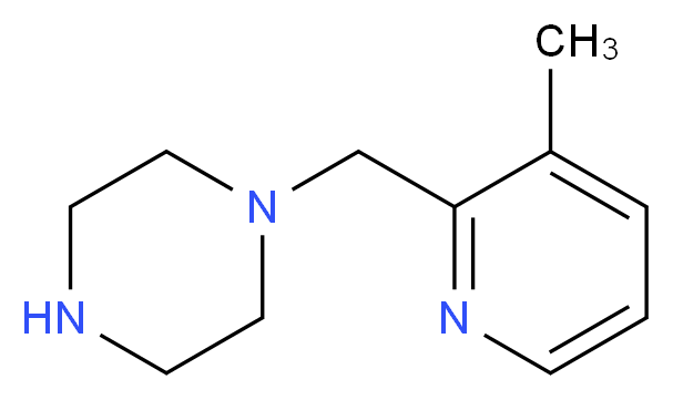 1-[(3-methylpyridin-2-yl)methyl]piperazine_Molecular_structure_CAS_524673-92-5)