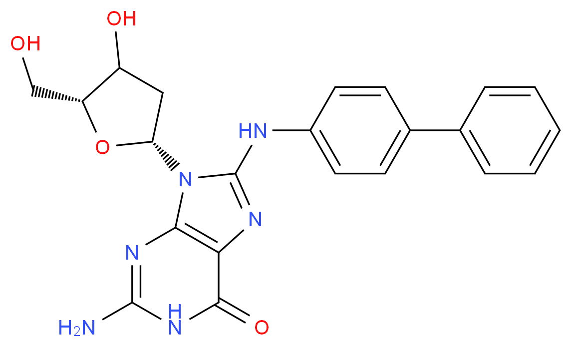 N-(2'-Deoxyguanosin-8-yl)-4-aminobiphenyl_Molecular_structure_CAS_84283-08-9)