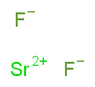 Strontium fluoride, Optical Grade_Molecular_structure_CAS_7783-48-4)