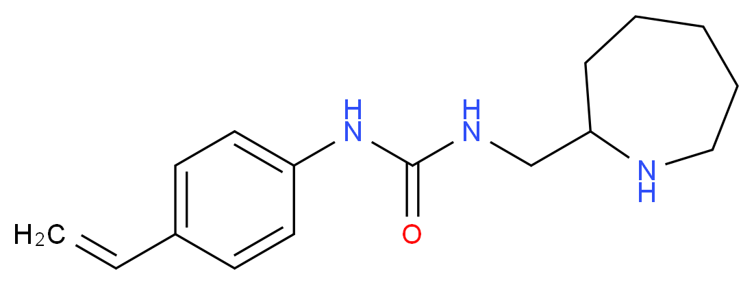 N-(azepan-2-ylmethyl)-N'-(4-vinylphenyl)urea_Molecular_structure_CAS_)