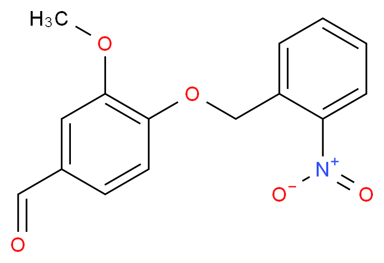 3-methoxy-4-[(2-nitrobenzyl)oxy]benzaldehyde_Molecular_structure_CAS_331463-81-1)