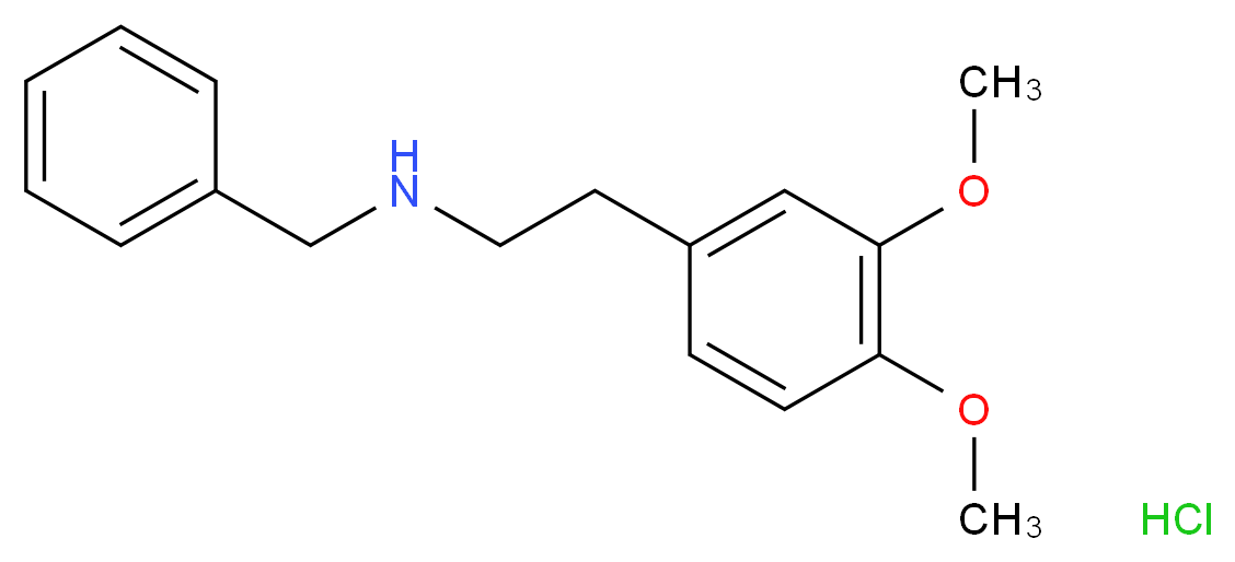 Benzyl-[2-(3,4-dimethoxy-phenyl)-ethyl]-amine hydrochloride_Molecular_structure_CAS_1472-54-4)