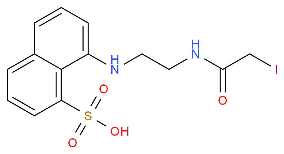 N-Iodoacetyl-N′-(8-sulfo-1-naphthyl)ethylenediamine_Molecular_structure_CAS_36930-64-0)