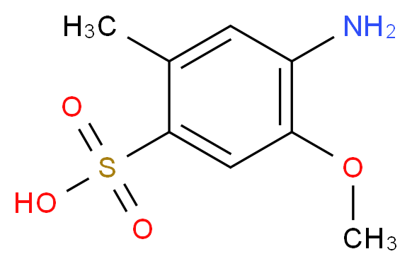 4-Amino-5-methoxy-2-methylbenzenesulfonic Acid_Molecular_structure_CAS_6471-78-9)