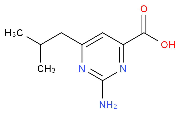 2-amino-6-isobutylpyrimidine-4-carboxylic acid_Molecular_structure_CAS_938458-90-3)