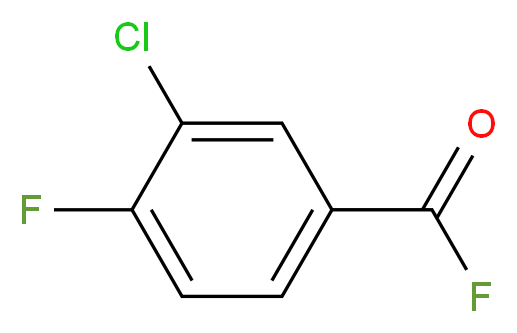 3-Chloro-4-fluorobenzoyl fluoride 98%_Molecular_structure_CAS_80277-51-6)