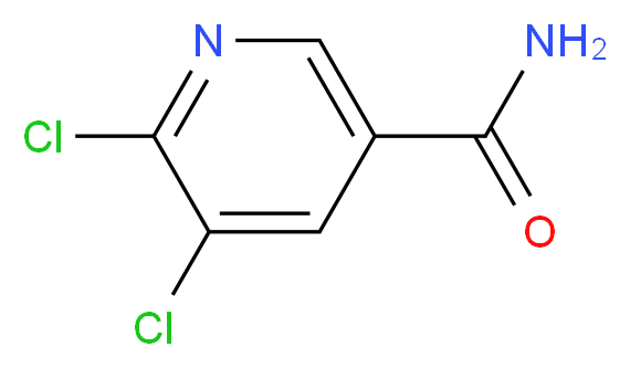 5,6-Dichloropyridine-3-carboxamide_Molecular_structure_CAS_75291-84-8)