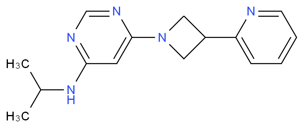 N-isopropyl-6-[3-(2-pyridinyl)-1-azetidinyl]-4-pyrimidinamine_Molecular_structure_CAS_)