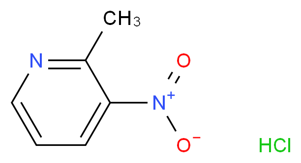2-Methyl-3-nitropyridine hydrochloride_Molecular_structure_CAS_63585-69-3)