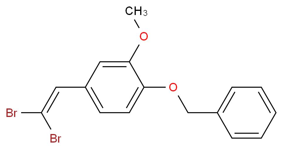4-(2,2-Dibromoethenyl)-2-methoxy-1-benzyloxybenzene_Molecular_structure_CAS_347377-09-7)
