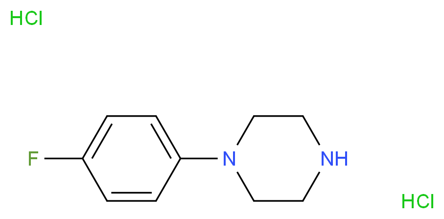1-(4-Fluorophenyl)piperazine dihydrochloride_Molecular_structure_CAS_64090-19-3)