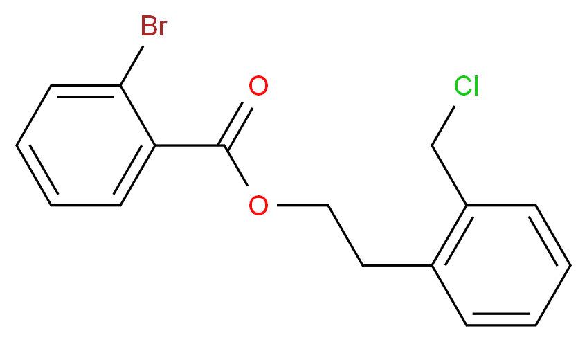 2-(chloromethyl)phenethyl 2-bromobenzoate_Molecular_structure_CAS_)