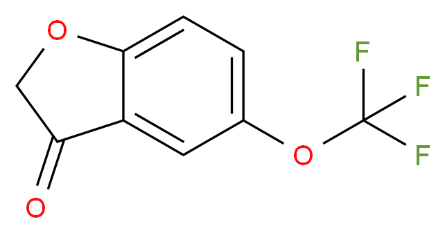 5-(Trifluoromethoxy)benzo[b]furan-3(2H)-one_Molecular_structure_CAS_)