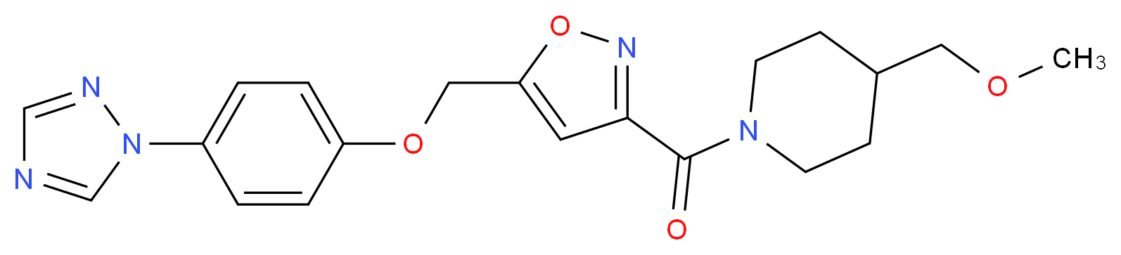 4-(methoxymethyl)-1-[(5-{[4-(1H-1,2,4-triazol-1-yl)phenoxy]methyl}-3-isoxazolyl)carbonyl]piperidine_Molecular_structure_CAS_)