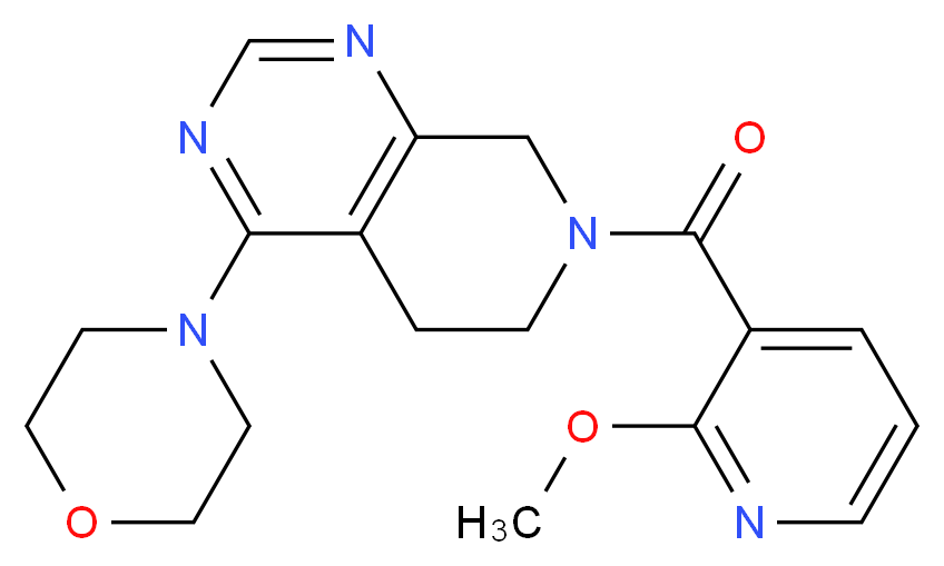 7-[(2-methoxypyridin-3-yl)carbonyl]-4-morpholin-4-yl-5,6,7,8-tetrahydropyrido[3,4-d]pyrimidine_Molecular_structure_CAS_)
