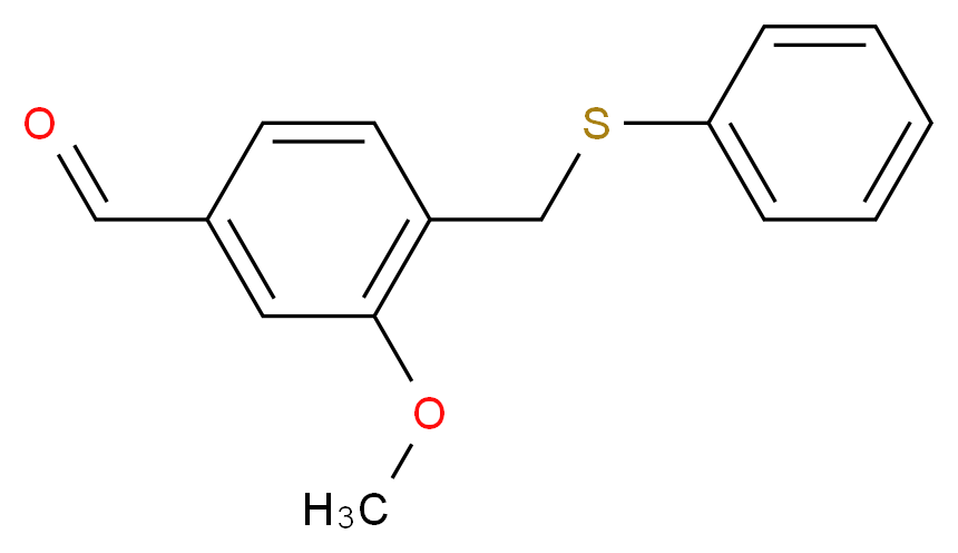 3-methoxy-4-[(phenylsulfanyl)methyl]benzaldehyde_Molecular_structure_CAS_)