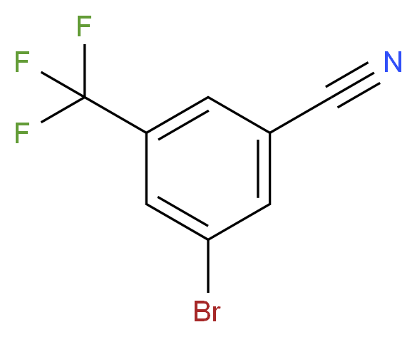 3-bromo-5-(trifluoromethyl)benzonitrile_Molecular_structure_CAS_)