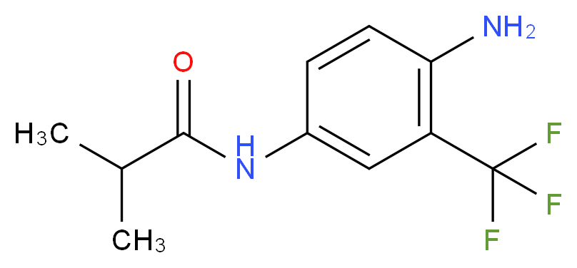 N-[4-Amino-3-(trifluoromethyl)phenyl]-2-methylpropanamide (FLU-6)_Molecular_structure_CAS_39235-51-3)
