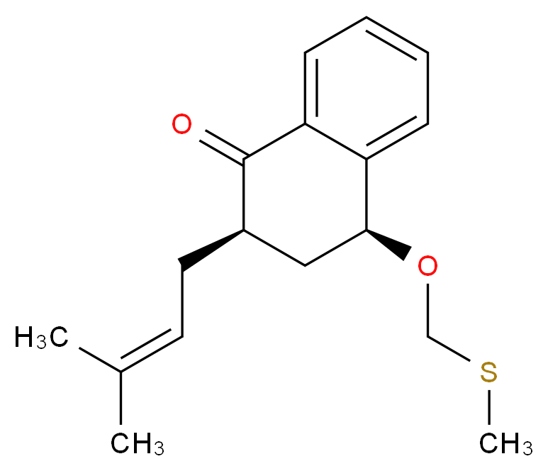 Catalponol methylthiomethyl ether_Molecular_structure_CAS_N)