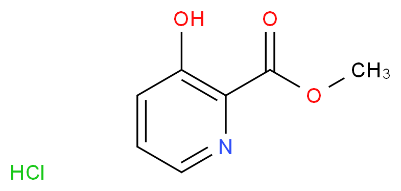 methyl 3-hydroxypicolinate hydrochloride_Molecular_structure_CAS_62733-99-7)