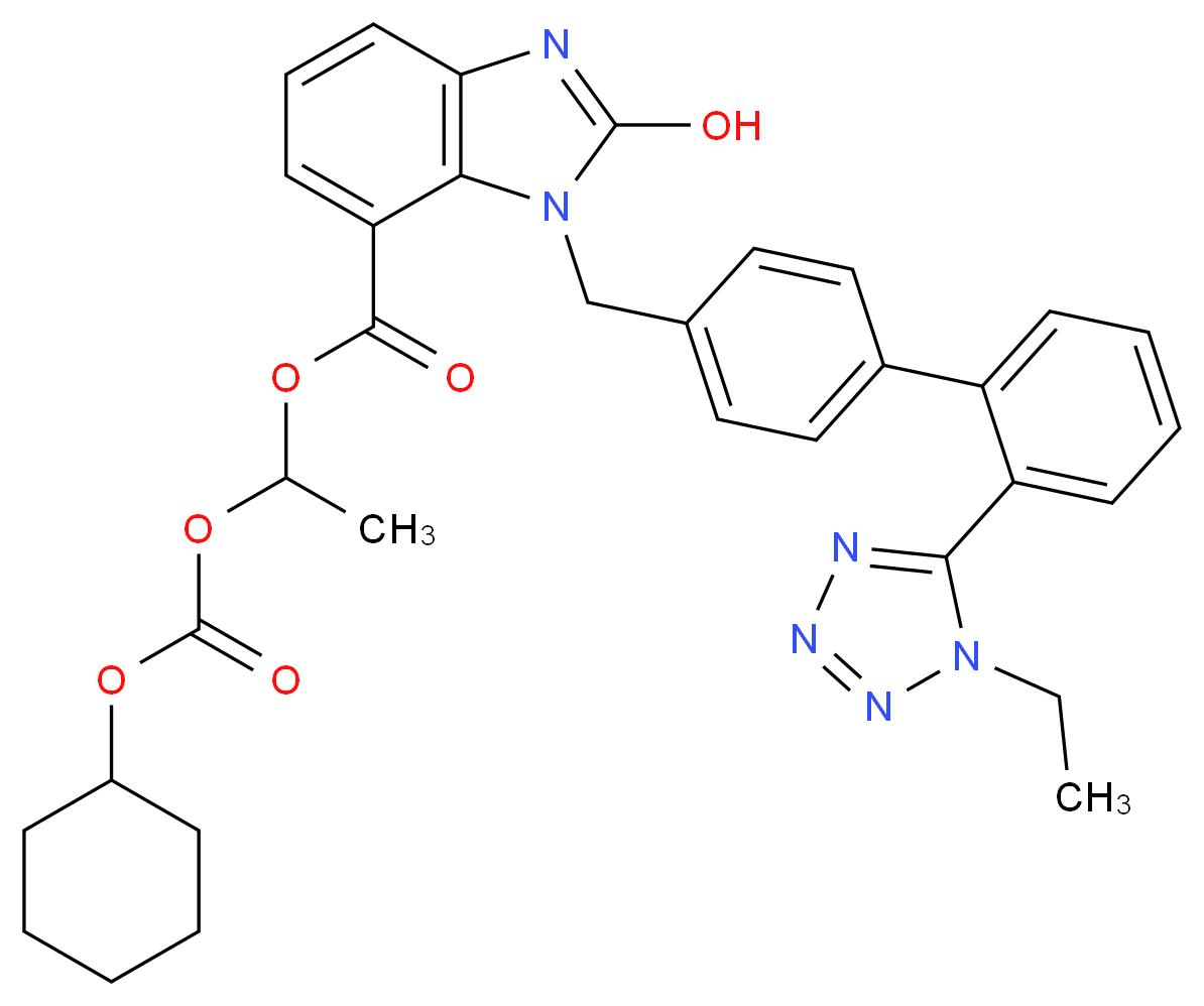 2-Desethoxy-2-hydroxy-1H-1-Ethyl Candesartan Cilexetil _Molecular_structure_CAS_1185255-99-5)
