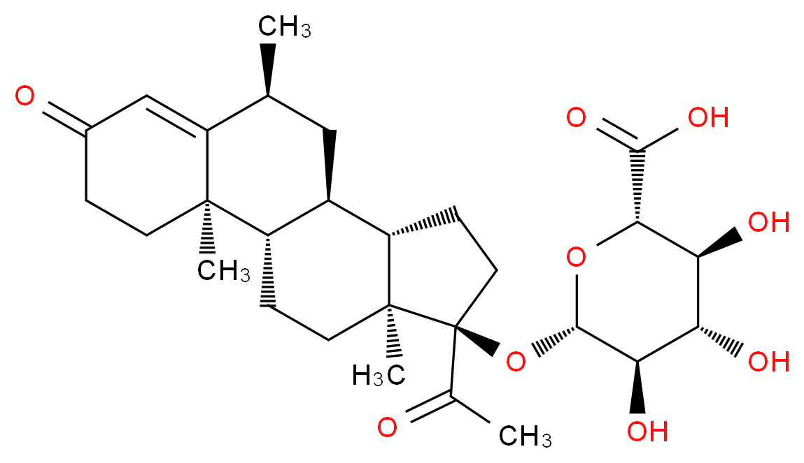 Medroxy Progesterone 17-O-β-D-Glucuronide_Molecular_structure_CAS_)
