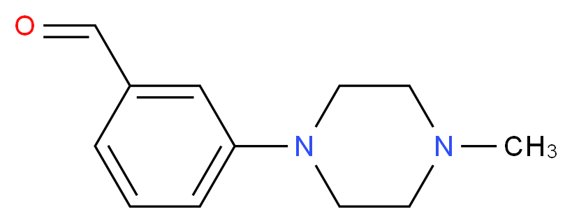 3-(4-Methylpiperazin-1-yl)benzaldehyde_Molecular_structure_CAS_628325-62-2)