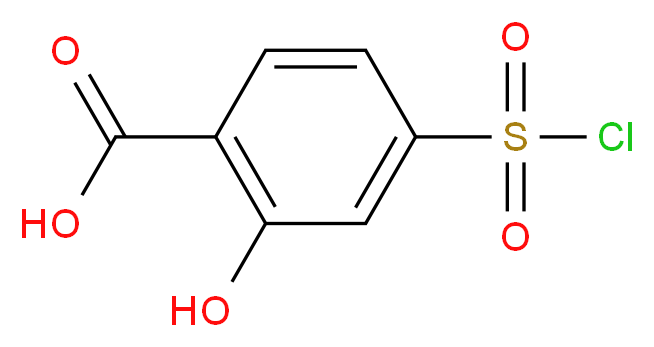 4-(CHLOROSULFONYL)-2-HYDROXYBENZOIC ACID_Molecular_structure_CAS_98273-15-5)